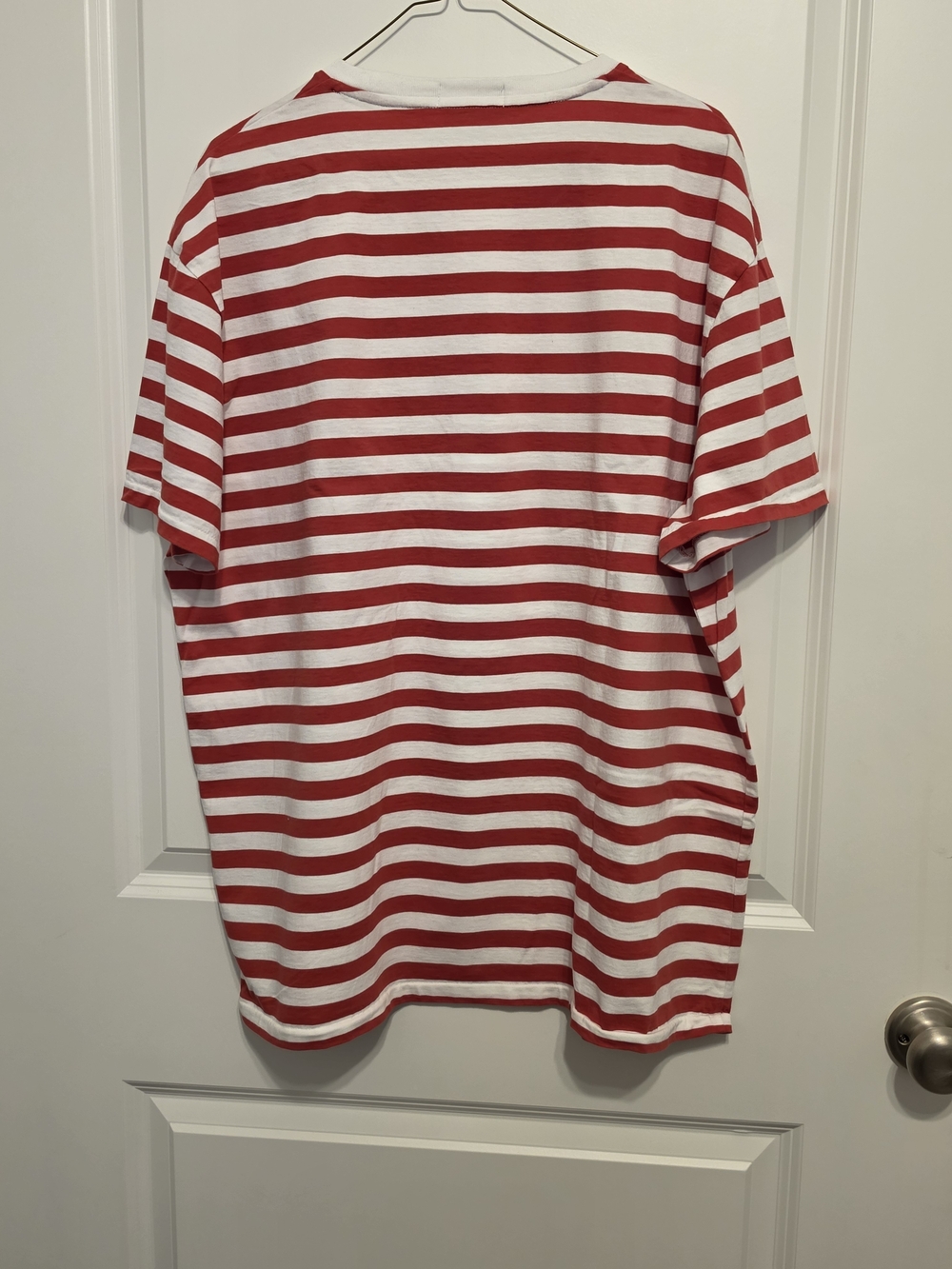 Polo by Ralph Lauren Red & White Striped Crew Tee with Pony - Picture 3 of 4